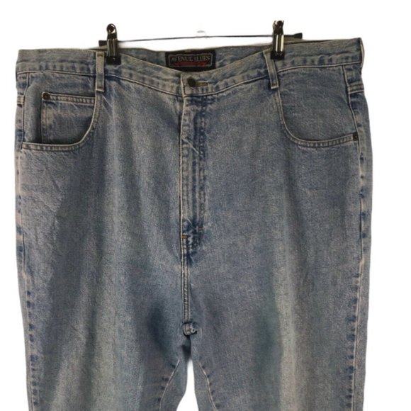 Avenue Blues Womens Straight Leg Tapered Denim Blue Jeans Size 24 Petite - Picture 2 of 7